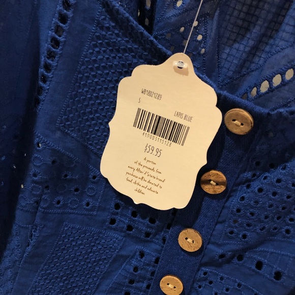 🆕 Altar’d state • blue cropped tank top - Picture 5 of 5